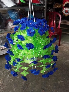 Nguyên liệu hoa giấy lụa gấm tròn