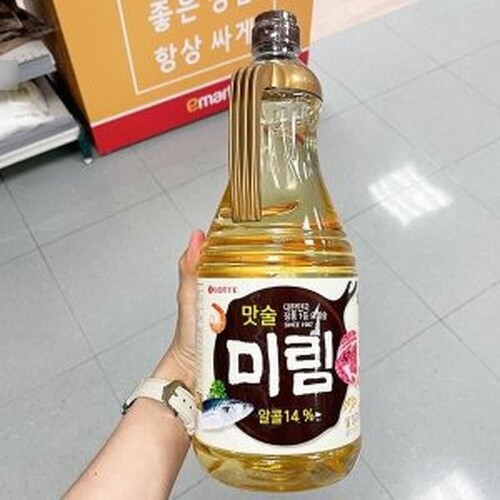 Gia vị làm mềm thịt, khử mùi tanh Mirim Lotte Hàn Quốc 1.8l