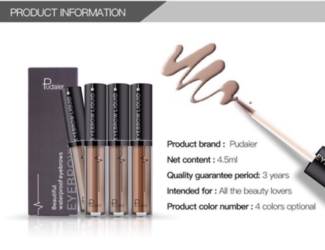 (VIDEO TEST) GEL KẺ MÀY KHÔNG THẤM NƯỚC 24H PUDAIER | BigBuy360 - bigbuy360.vn