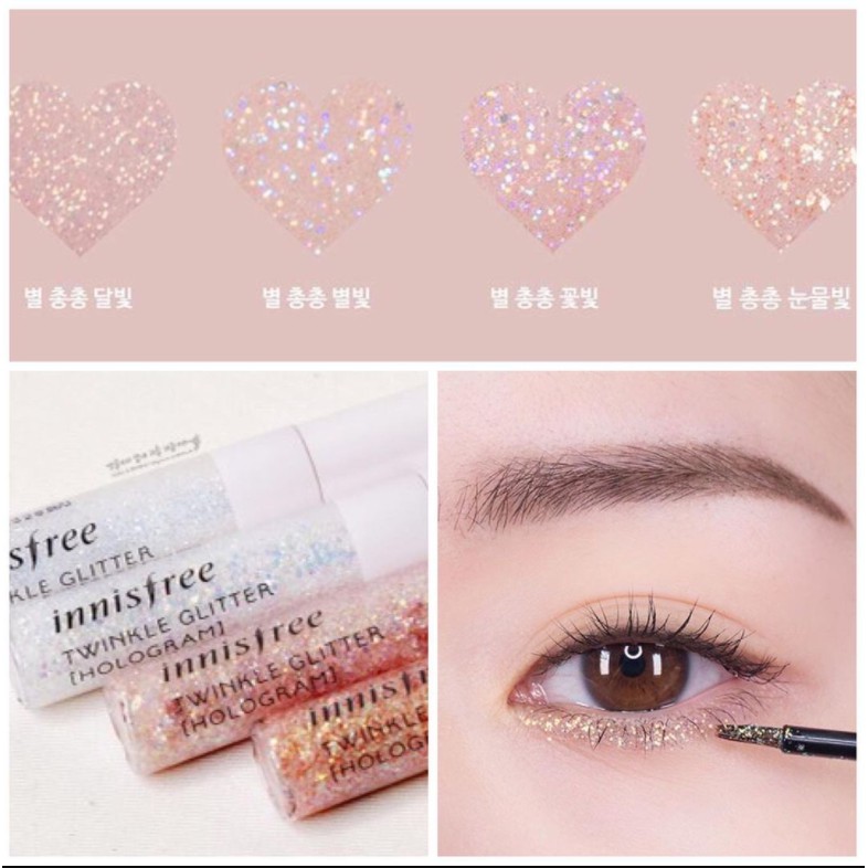 Kẻ nhũ kim tuyến Innisfree twinkle fairy edition glitter 2.6g