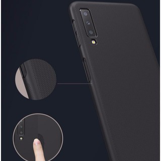 Ốp lưng Nillkin Dạng sần Galaxy A7 2018/ A750 Chống vân tay ( Tặng giá đỡ )