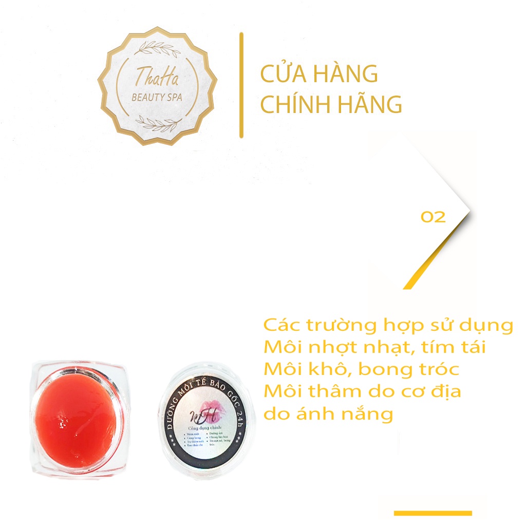 Dưỡng Môi MH Beauty Spa Tế Bào Gốc 5g - Cải thiện màu, hồi phục + dưỡng ẩm cho môi