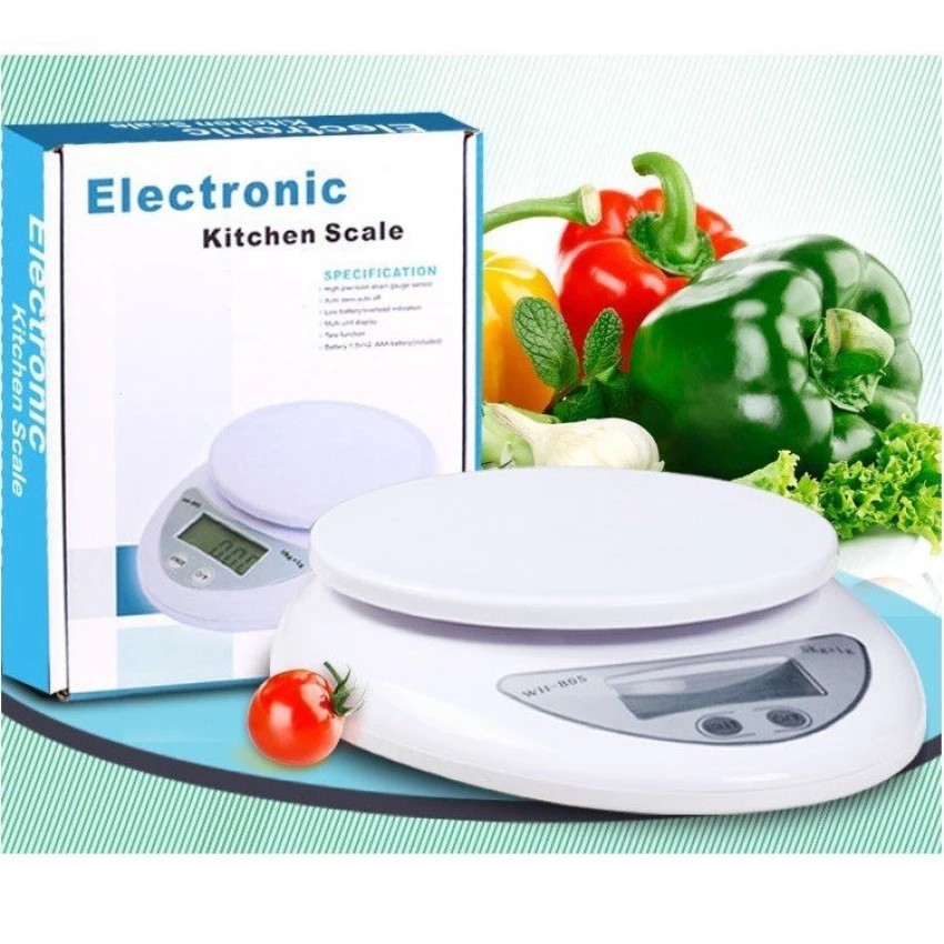 [ Hỗ Trợ Vận Chuyển ]  Cân điện tử thực phẩm cho nhà bếp Electronic kitchen 5kg