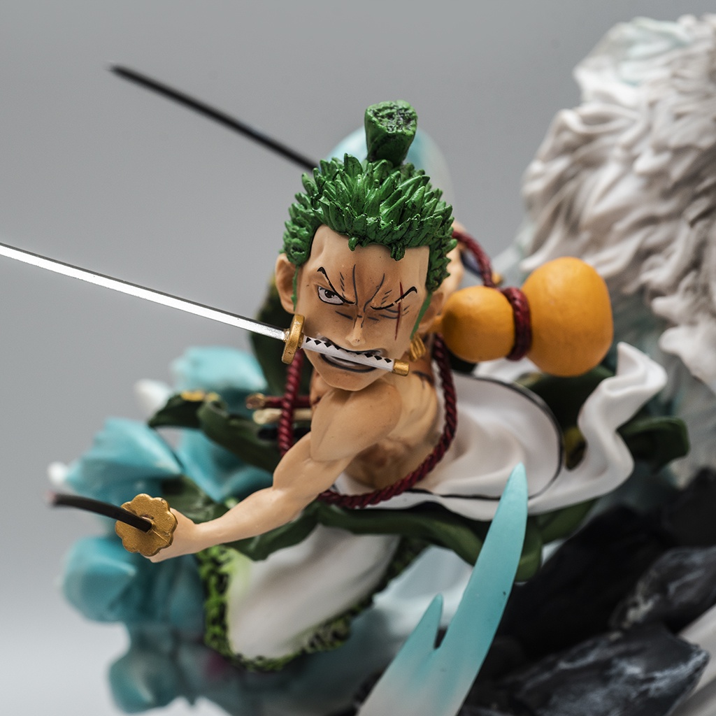 Mô hình One Piece Zoro Mãnh Hổ cao ZR06 - Mô hình Zoro Tam Kiếm One Piece Haki Shop