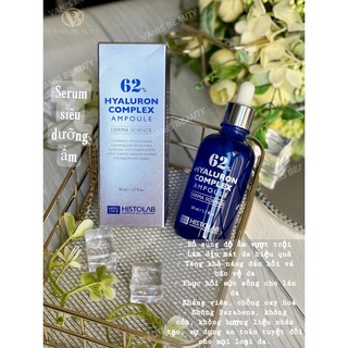 TINH CHẤT CẤP ẨM  - HYALURON COMPLEX AMPOULE 62% HISTOLAB 50ML