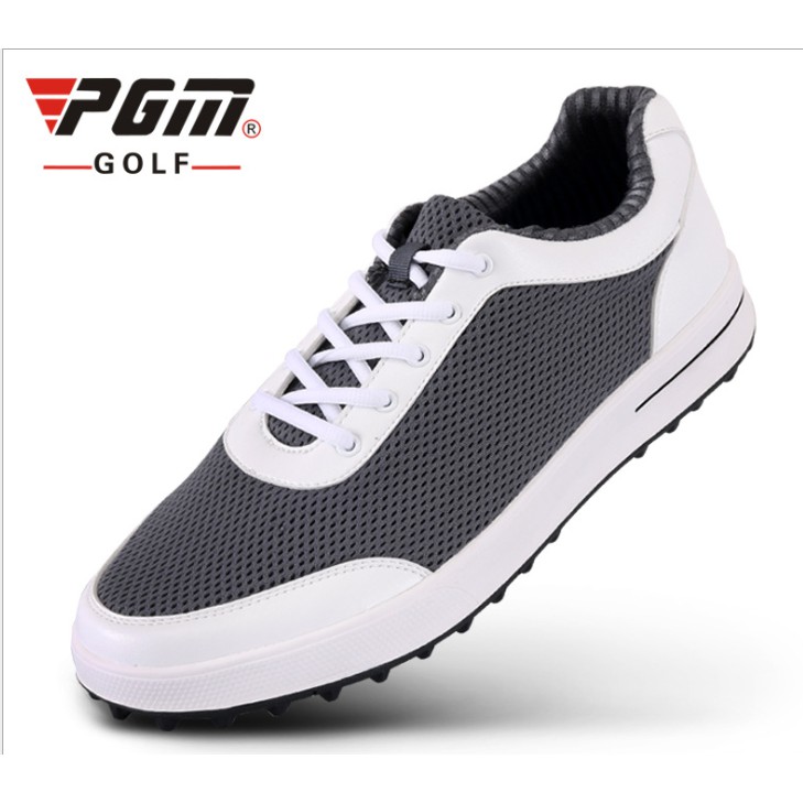 Giày Đánh Golf Phối Lưới Siêu Nhẹ Thoáng Khí Cho Nam