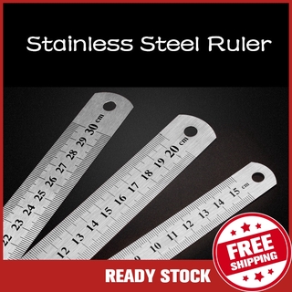 Thước Đo Đa Năng 15Cm 20CM 30CM Bằng Thép Không Gỉ