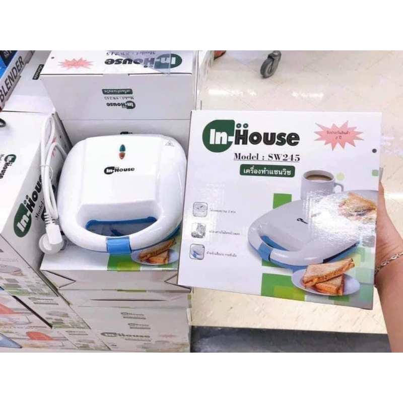 MÁY NƯỚNG BÁNH MỲ KẸP MINI 4in1 Thái Lan In House