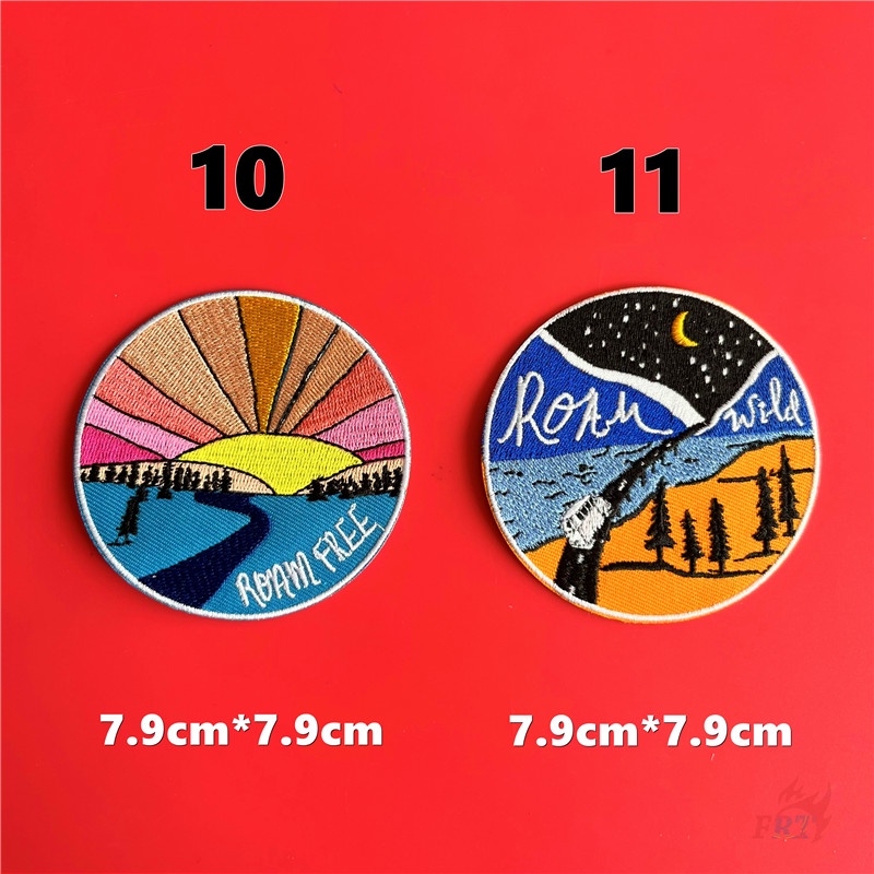 ☸ Miếng Dán Ủi Lên Quần Áo In Hình Adventure - Roam ☸ 1 Sticker Ủi Thêu Hình Huy Hiệu
