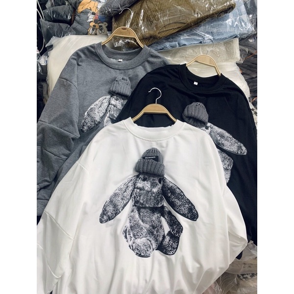 Áo nỉ Moschino thỏ