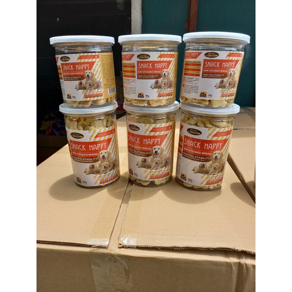 [Snack Happy] Bánh quy thưởng cho thú cưng , Bổ sung canxi Tốt cho hệ tiêu hóa