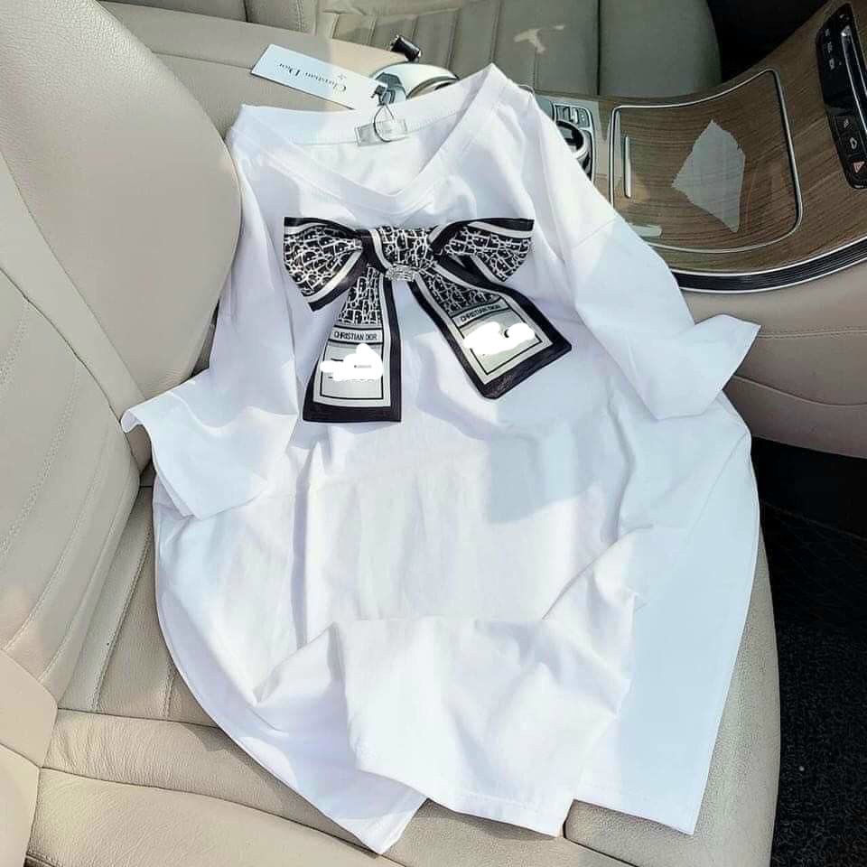 [RẺ VÔ ĐỊCH Áo phông kèm tag nơ khuy cài xinh xắn-HTCBIKINI | BigBuy360 - bigbuy360.vn