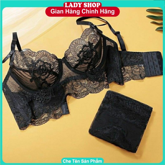 BỘ ÁO LÓT REN CAO CẤP 🔥KÈM QUÀ TẶNG 🔥 Bộ lót charm hoa hồng có gọng không mút đệm,ôm ngực nâng ngực cực đỉnh. | BigBuy360 - bigbuy360.vn