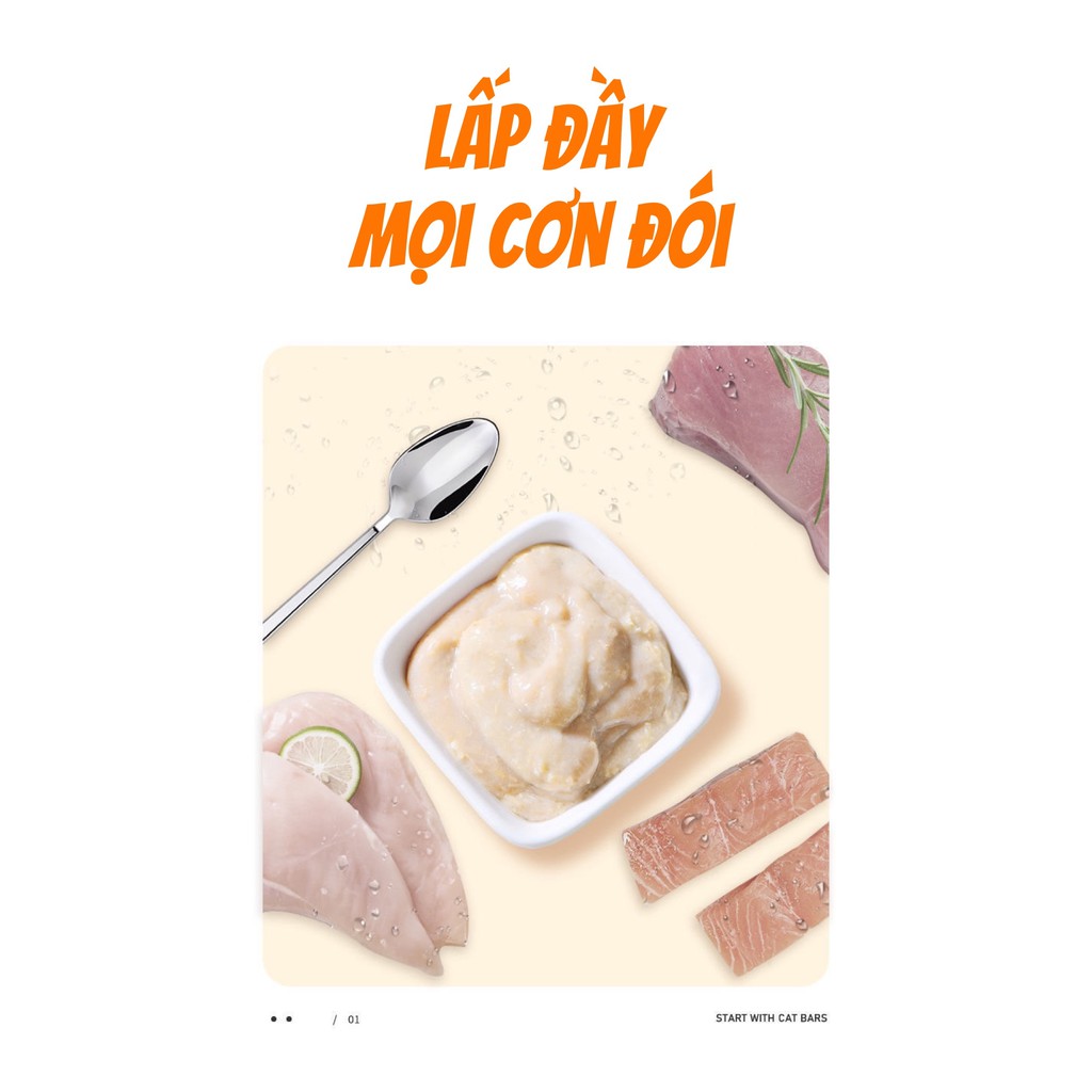 Súp thưởng cho mèo Cat Snack - soup thưởng  3 vị mới siêu thơm ngon