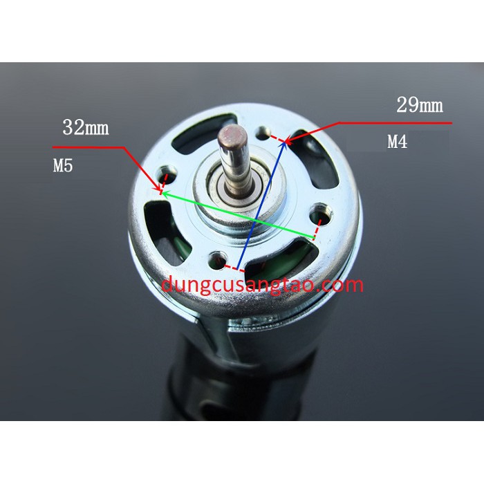 Motor 895 24V 2 bạc đạn 3000-6000 vòng/phút, 6000-12000 vòng/phút loại nhanh 10000-2000 vòng/phút