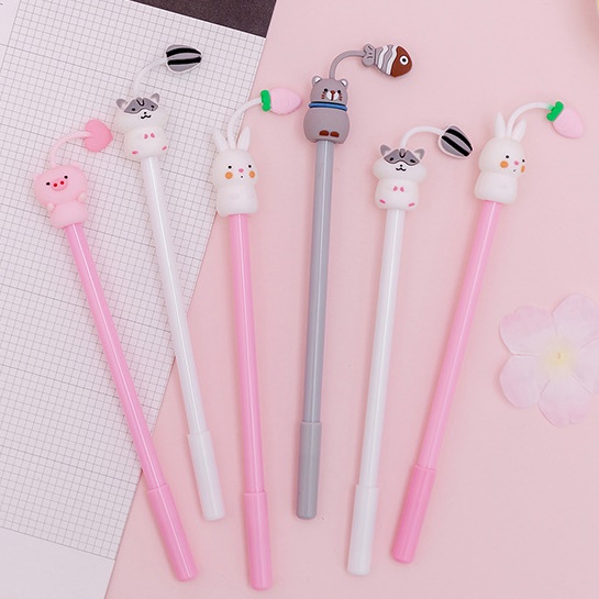 Bút bi gel nhiều màu cute đơn giản tinh tế đồ dùng học tập cute dễ thương - VPPBB10