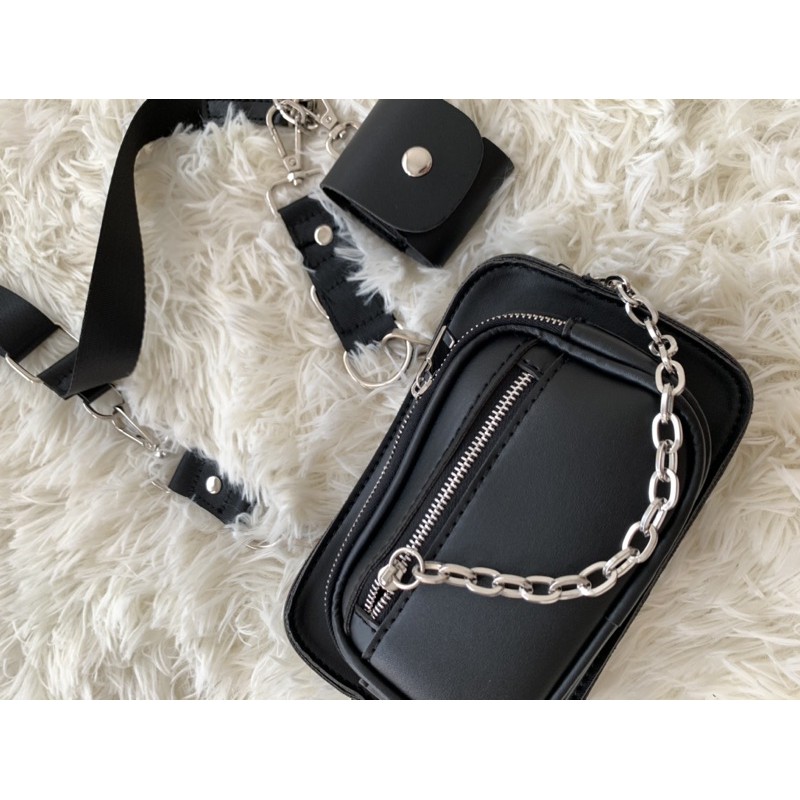Túi chéo mini kèm chain