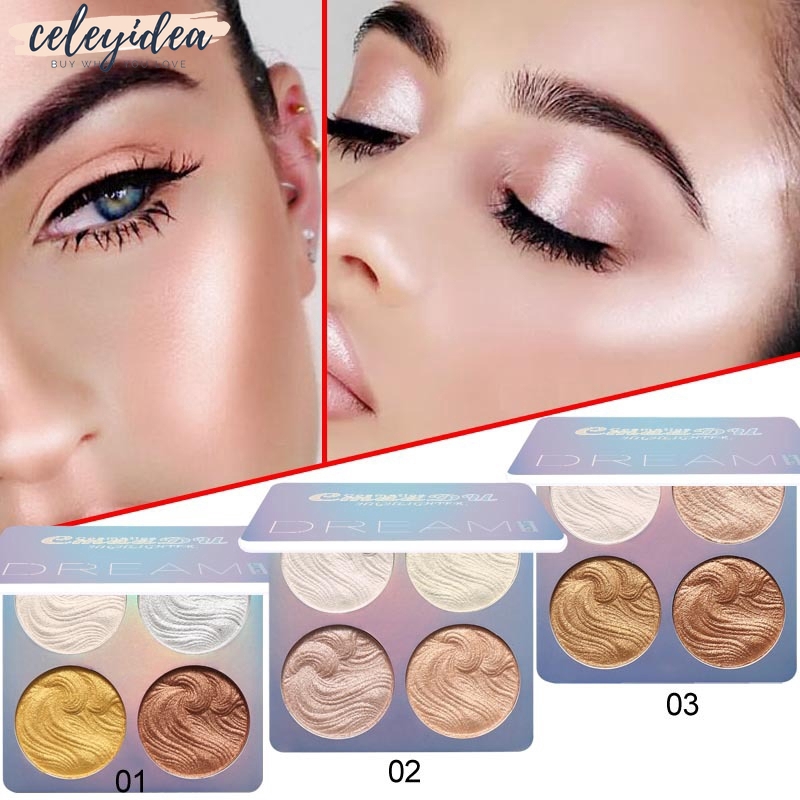 Bảng phấn bắt sáng có 4 màu thời trang chất lượng | BigBuy360 - bigbuy360.vn