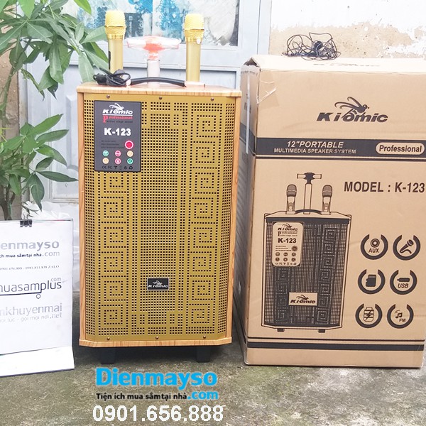 Loa kéo Kiomic K123 chuyê sỉ