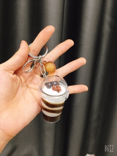 Móc khoá trà sữa siêu yêu