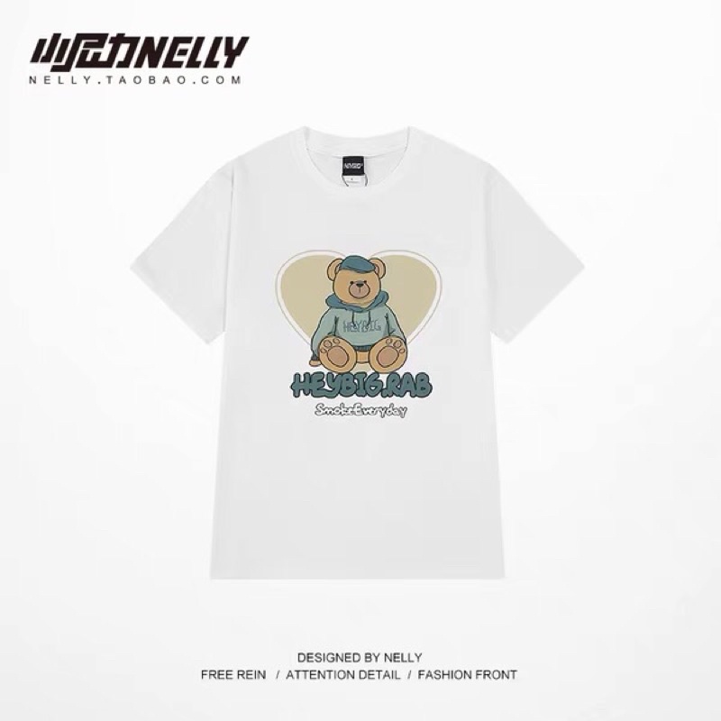 Áo phông nelly heybig sale (có sẵn) gấu vàng