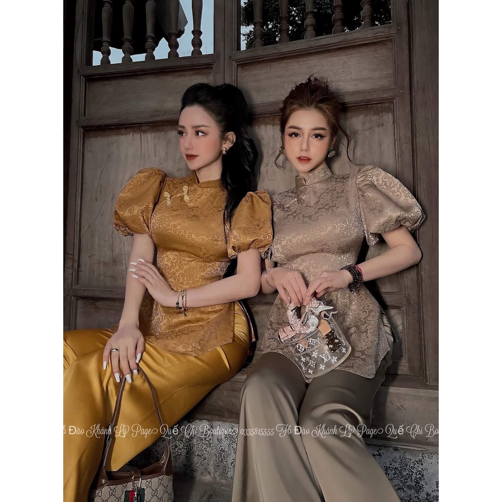 ĐỒ ĐI CHÙA GẤM THƯỢNG HẢI CAO CẤP SJ08 (mẫu cổ kín) | BigBuy360 - bigbuy360.vn
