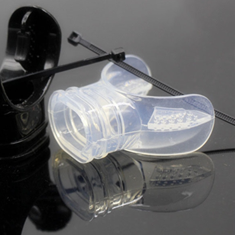 Miệng Ngậm Bằng Silicone Trong Suốt Thoải Mái Tiện Dụng