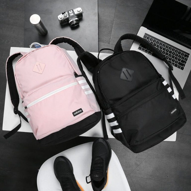 Balo Nam/Nữ Hồng Classic, Thể Thao, Cá Tính, Thích Hợp Du Lịch và Dã Ngoại Ngắn Ngày. Có Ngăn Laptop
