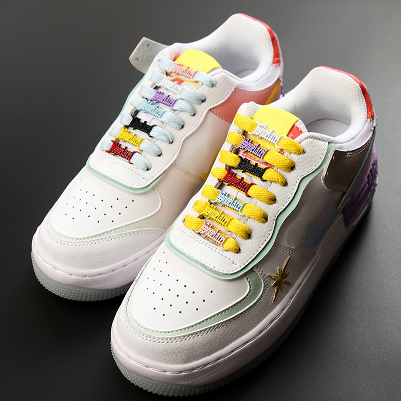 1 Cặp Khóa Dây Giày Thể Thao A-J03 Bằng Kim Loại Hình Chữ Cái DIY