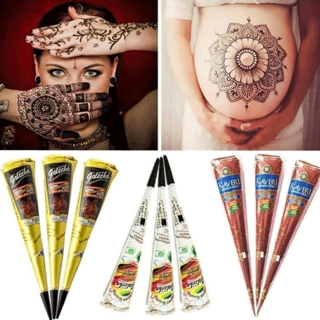 Kem xăm Henna - Kem Xăm Tạm thời,  Khuân Xăm Tạm Thời Tattoo, Khuân Xăm Các Chữ Dễ Thương Như SWEET, MIN, AUTMN, WINTER,