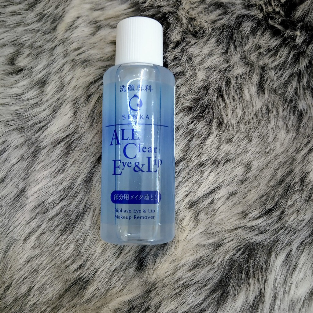 Nước Tẩy Trang Mắt Môi senka 20ml Lip & Eye Make Up Remover (hàng sample)