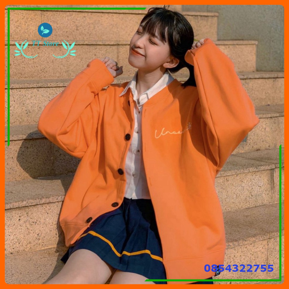 (mới) ÁO KHOÁC FOOL'S GAME UNCOVER UNISEX 5 MÀU - ÁO KHOÁC CARDIGAN NỈ DA CÁ XANH NEON ĐEN TRẮNG CAM -👗TTshop👑