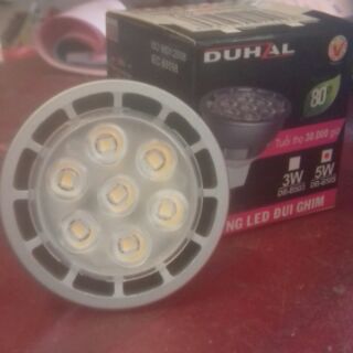 BÓNG LED CHIẾU ĐIỂM ĐUI GHIM 5W (DBB505) (tặng đui bóng)