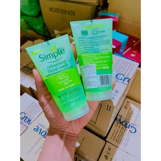 SỮA RỬA MẶT SIMPLE mẫu mới