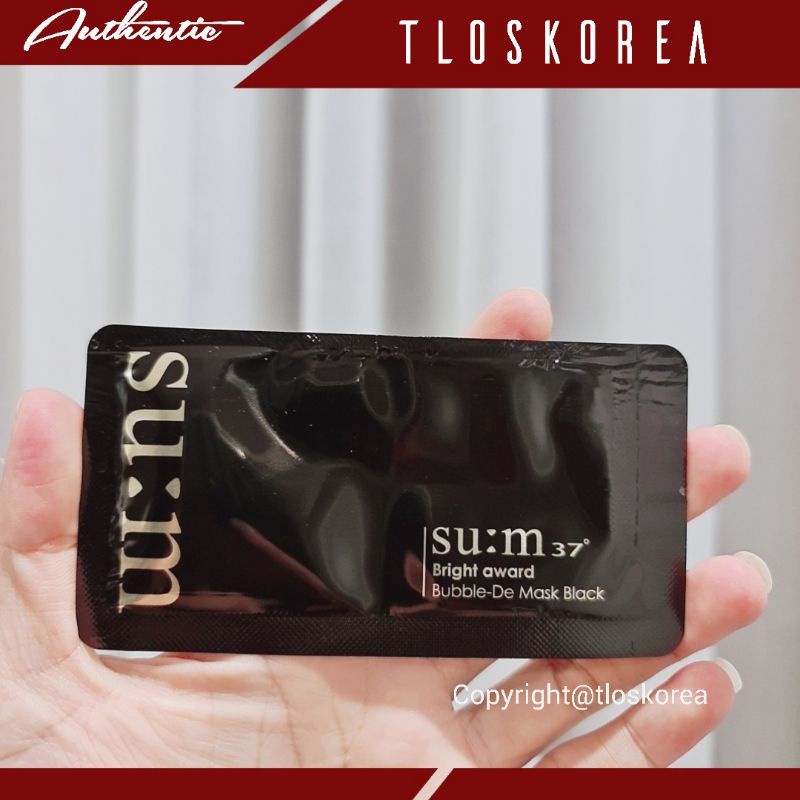 [ Giá Vip] 10 Gói Mặt Nạ Sủi Both Thải Độc Đen - Sum Sum37 White Award Bubble-De Mask Black