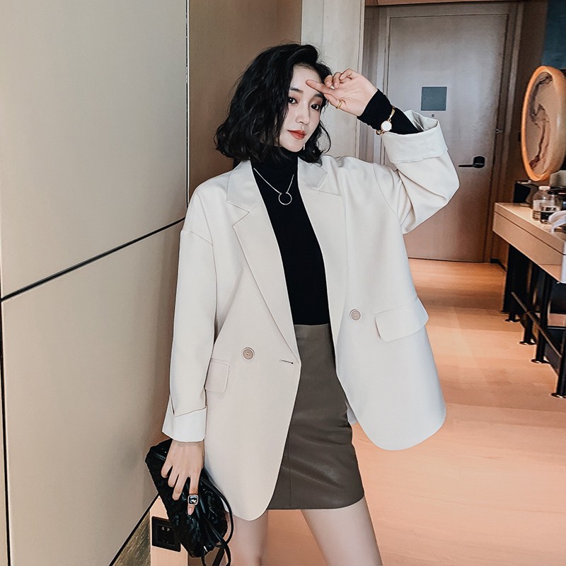 (Hàng Đẹp)Ảnh thật 3 hình cuối-2W251.Áo blazer Oversize mùa xuân phiên bản Hàn Quốc