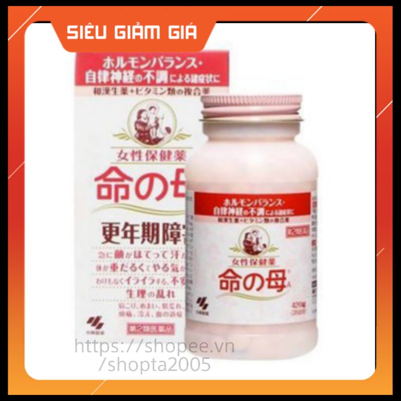 0Hộp 840 Viên Tiền Mãn Kinh Kobayashi Nhât Bản