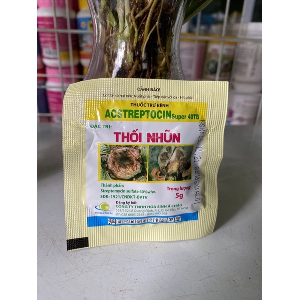 Thuốc trị thối nhũn cho cây dạng viên sủi Acstreptocin Super 40TB 5gr