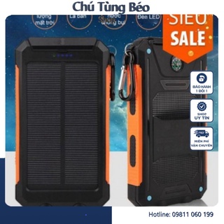 Sạc dự phòng năng lượng mặt trời 30000mah - kèm đèn pin