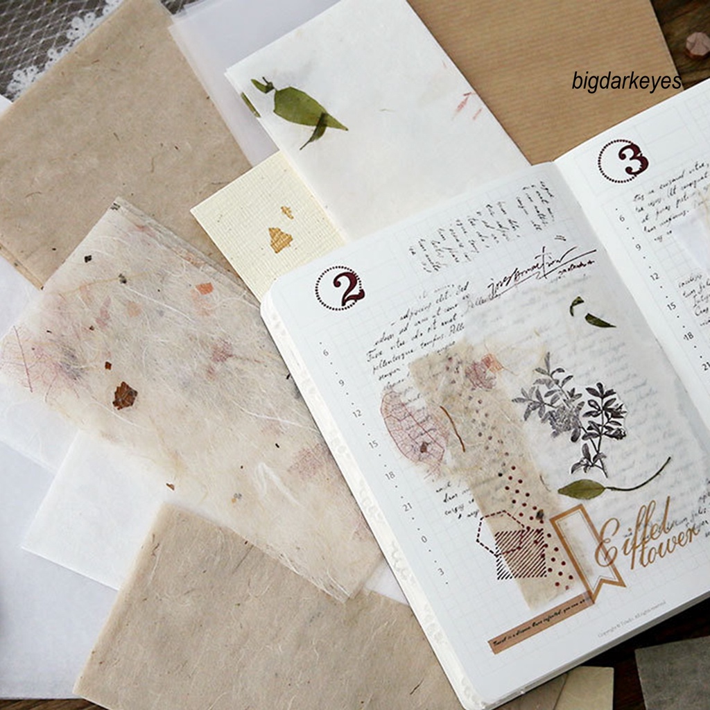 Set 30 Giấy Washi Màu Trơn Dùng Trang Trí Sổ Tay Phong Cách Vintage DIY