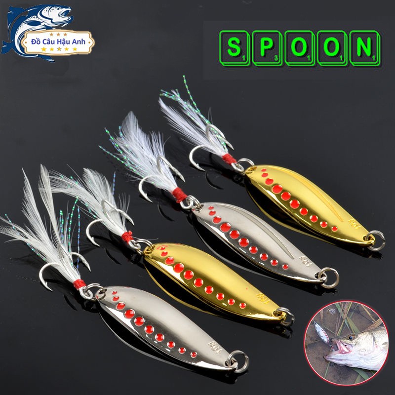 Mồi Thìa Lượn Spoon chuyên câu cá suối, cá mương, câu lure MG2