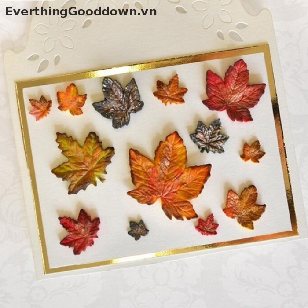 Khuôn Silicone Tạo Hình Lá Cây Trang Trí Bánh DIY