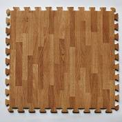 Miếng xốp vân gỗ lót sàn lắp ghép họa tiết vân gỗ kích thước 60x60cm/tấm không mùi