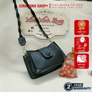 [ HÀNG HOTTREND] TÚI XÁCH NỮ KHOÁ BẤM QUAI XOẮN SIZE 18CM CỰC XINH CHO MẸ, BÉ, THỜI TRANG NỮ, PHỤ KIỆN THỜI TRANG NỮ