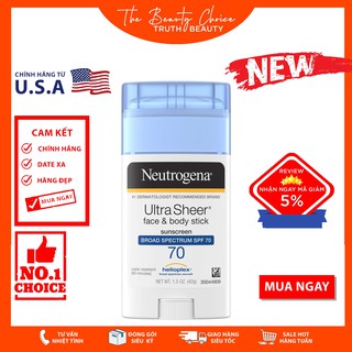 Sáp chống nắng Neutrogena Ultra Sheer Face and Body Stick SPF 70 (42g)