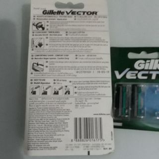Combo bàn cạo + 2 lưỡi dao Gillette Vector