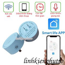 Ổ Cắm Điện Thông Minh Tắt Mở Thiết Bị Qua Wifi 220VAC - App Smart Life