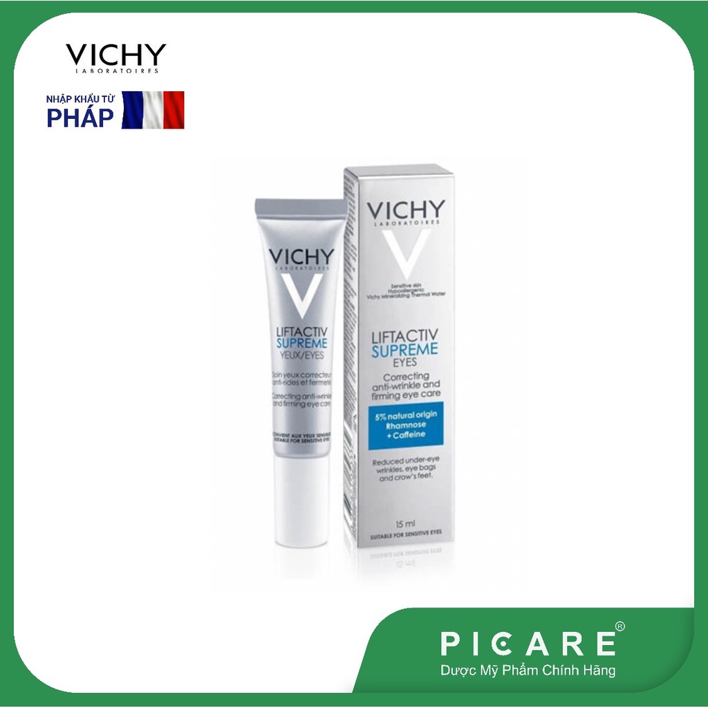 Kem dưỡng chống nếp nhăn và nâng mí mắt Vichy Liftactiv Ds Eye Cream 15ml