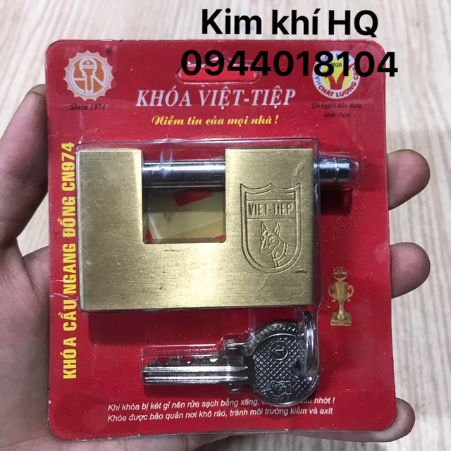 Khoá Cầu Ngang Đồng Việt Tiệp CN974 (hàng chính hãng)