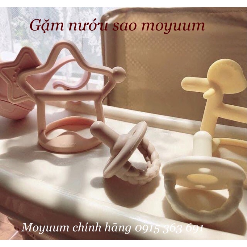 Gặm nướu Moyuum Silicon Hàn Quốc (Gặm Sao/ Gặm Pony/ Gặm Chim) chính hãng cho bé từ 3 tháng